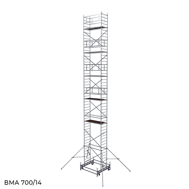 Вышка модульная алюминиевая ВМА 700/14