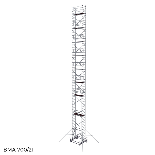 Вышка модульная алюминиевая ВМА 700/21