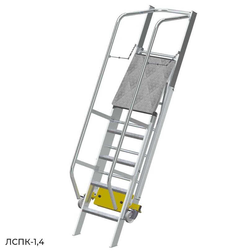 Лестница с платформой ЛСПК – 1,40 траверса 0,82 м