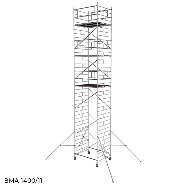 Вышка модульная алюминиевая ВМА 1400/11