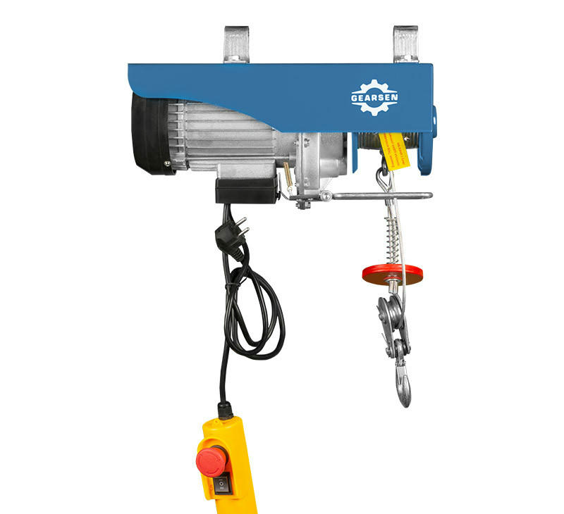 Таль электрическая мини стационарная GEARSEN PA 220В, 250/500кг, 12/6м