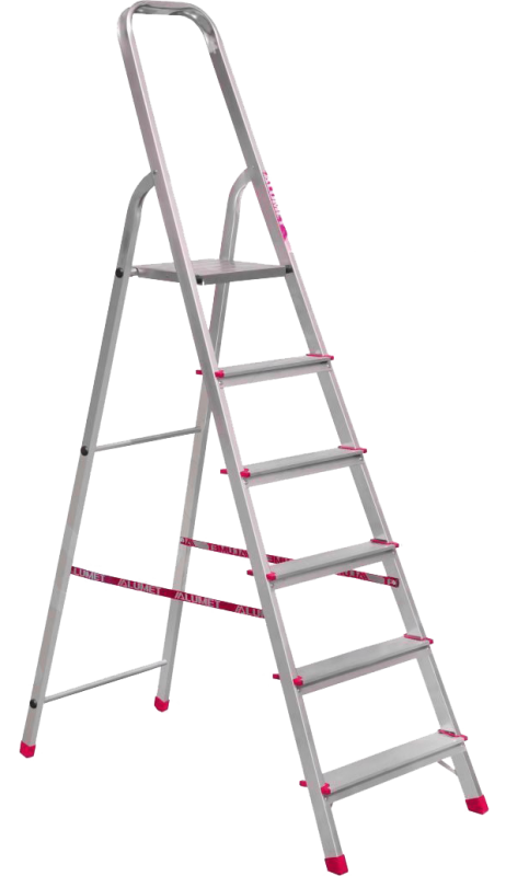 Стремянка стальная оцинкованная 6 ст.