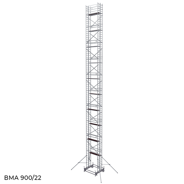 Вышка модульная алюминиевая ВМА 900/22