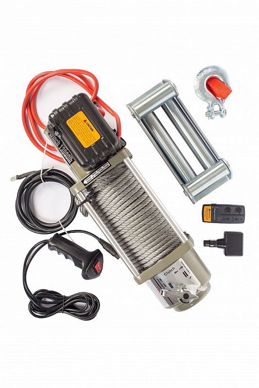 Лебедка автомобильная TOR ЛА SEC16800 г/п 7620 кг 28 м 12V