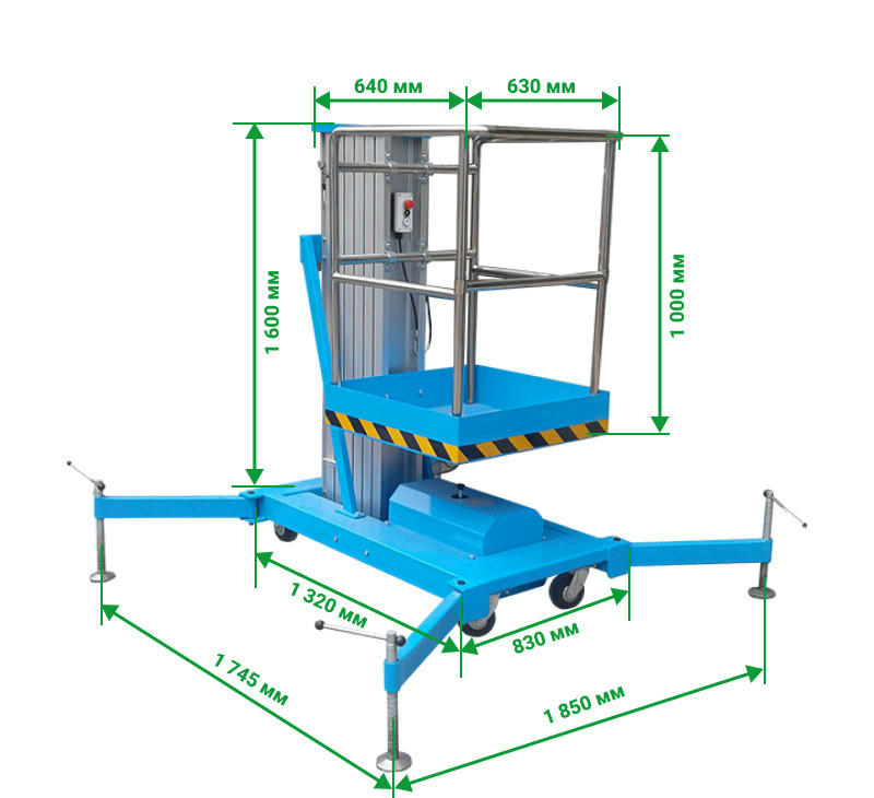 Одномачтовый подъемник PROLIFT GTWY6-100 DC