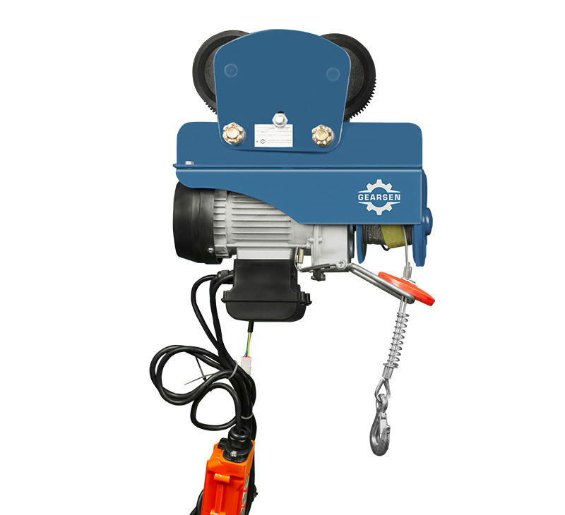 Мини электрическая таль передвижная GEARSEN PA 220 В, 125/250 кг, 12/6 м