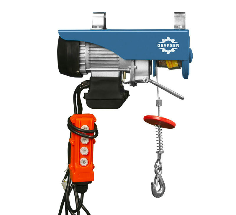Мини электрическая таль комбинированная GEARSEN PA 220В, 125/250кг, 12/6м