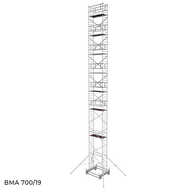 Вышка модульная алюминиевая ВМА 700/19
