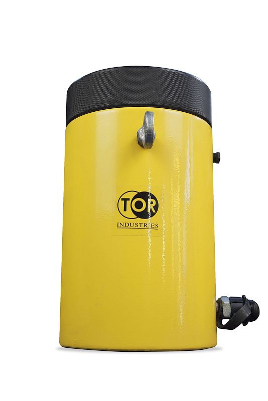 Домкрат гидравлический TOR HHYG-100150LS (ДГ100П150Г) 100 т с фиксирующей гайкой